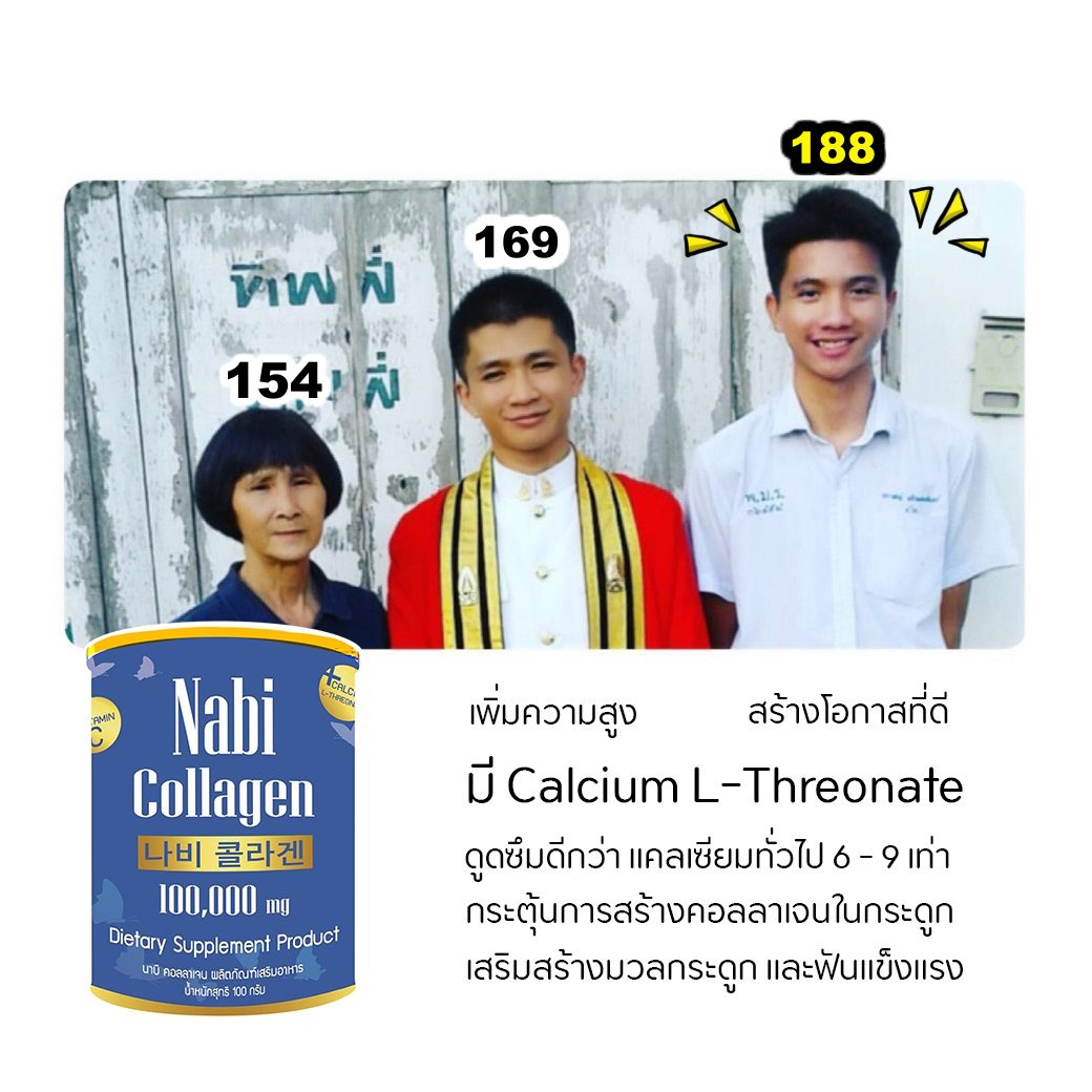 ยากเพิ่มความสูงที่ดีที่สุด Nabi