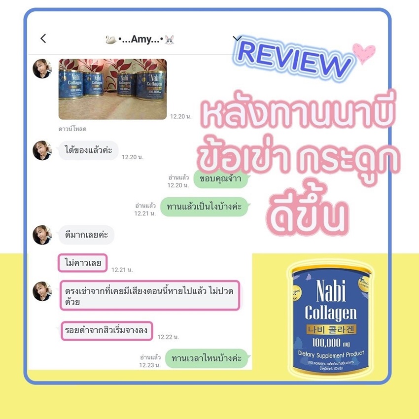 รีวิวซื้อ Nabi Collagen ที่ดีที่สุด